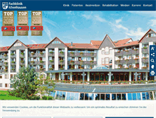 Tablet Screenshot of fachklinik-ichenhausen.de